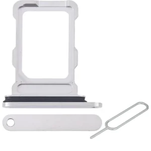 iPhone 16 Pro/iPhone 16 Pro Max SIM Card Tray Replacement Single SIM uk base with Ejector Tool & Waterproof Seal