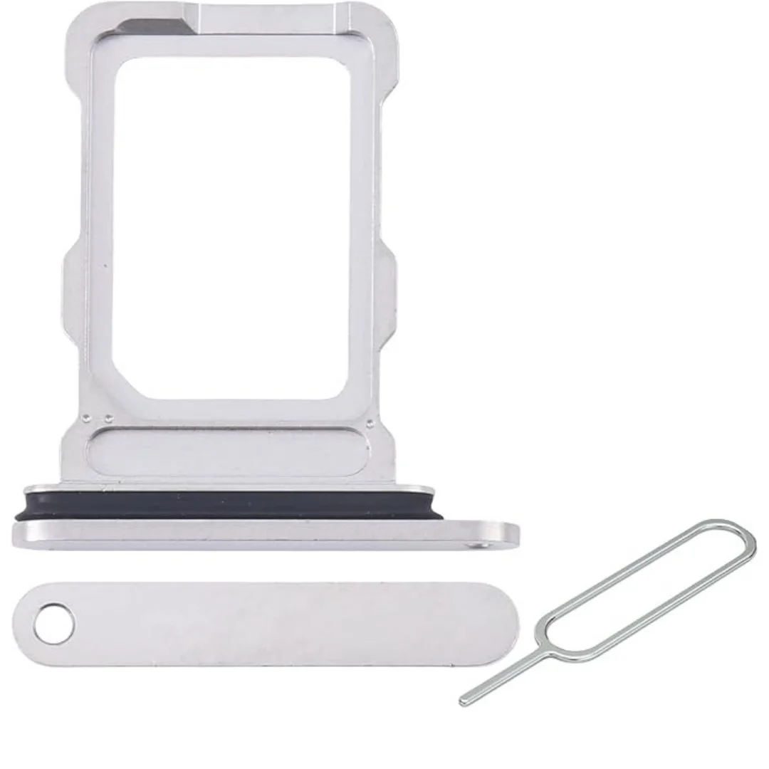 iPhone 16 Pro/iPhone 16 Pro Max SIM Card Tray Replacement Single SIM uk base with Ejector Tool & Waterproof Seal
