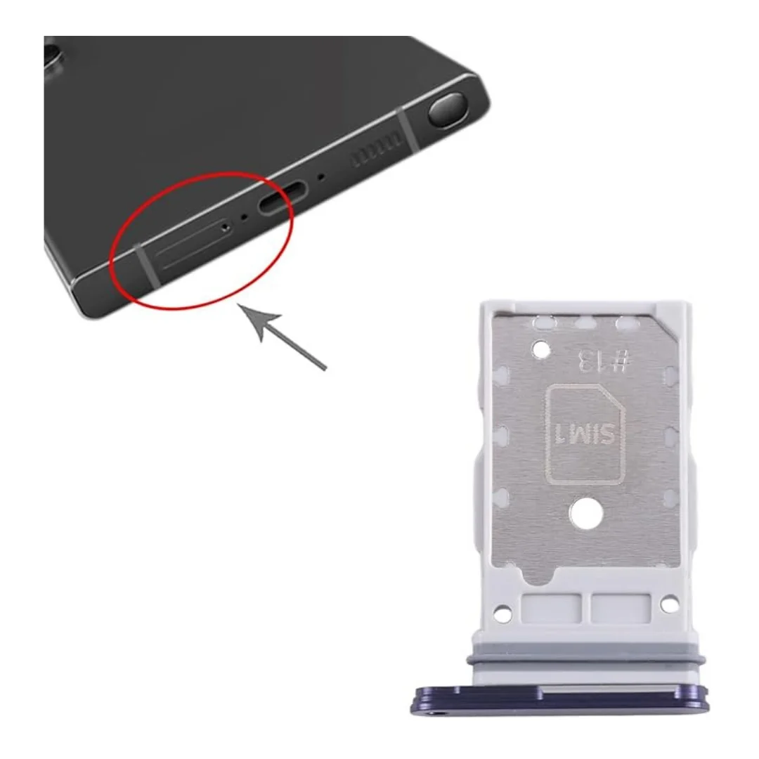 Samsung Galaxy S24 / S24+ Blue SIM Tray (SM-S921 / SM-S926) Precision Replacement - Image 2