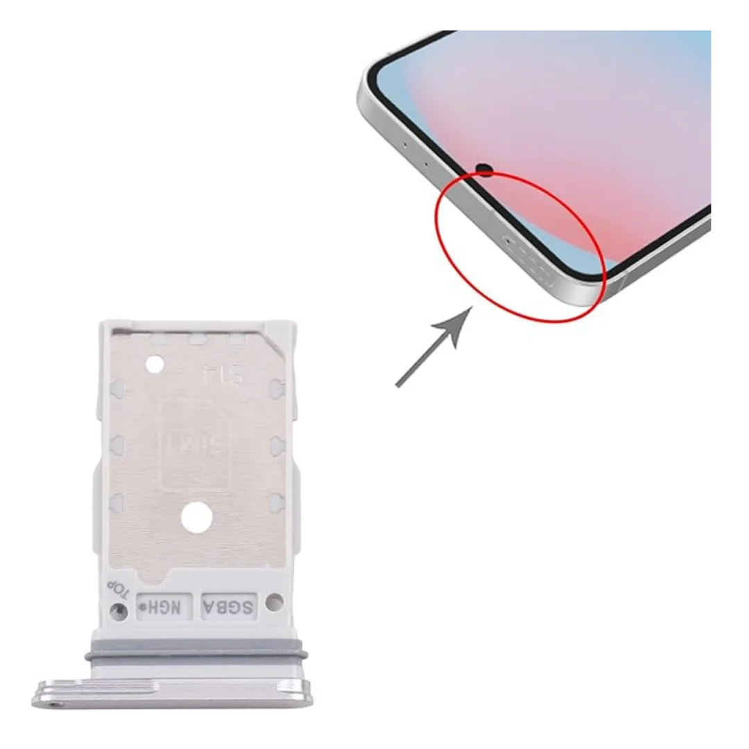 Samsung S24 FE SIM Tray Silver UK OEM Fit with sim ejector tool - Image 4