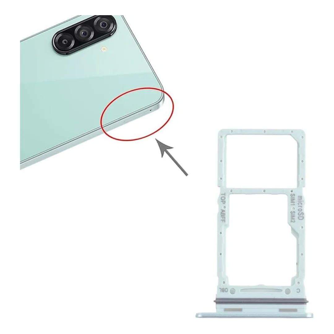 Samsung A26 (SM-A266B) Green SIM Tray with Micro SD Card Slot Holder With Sim Ejector Tool - Image 2