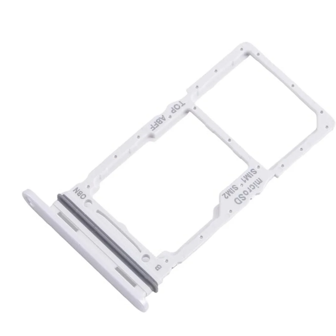 SIM Holder with Micro SD Card Slot Tray Samsung SM-A266B White / Silver Finish - Image 2