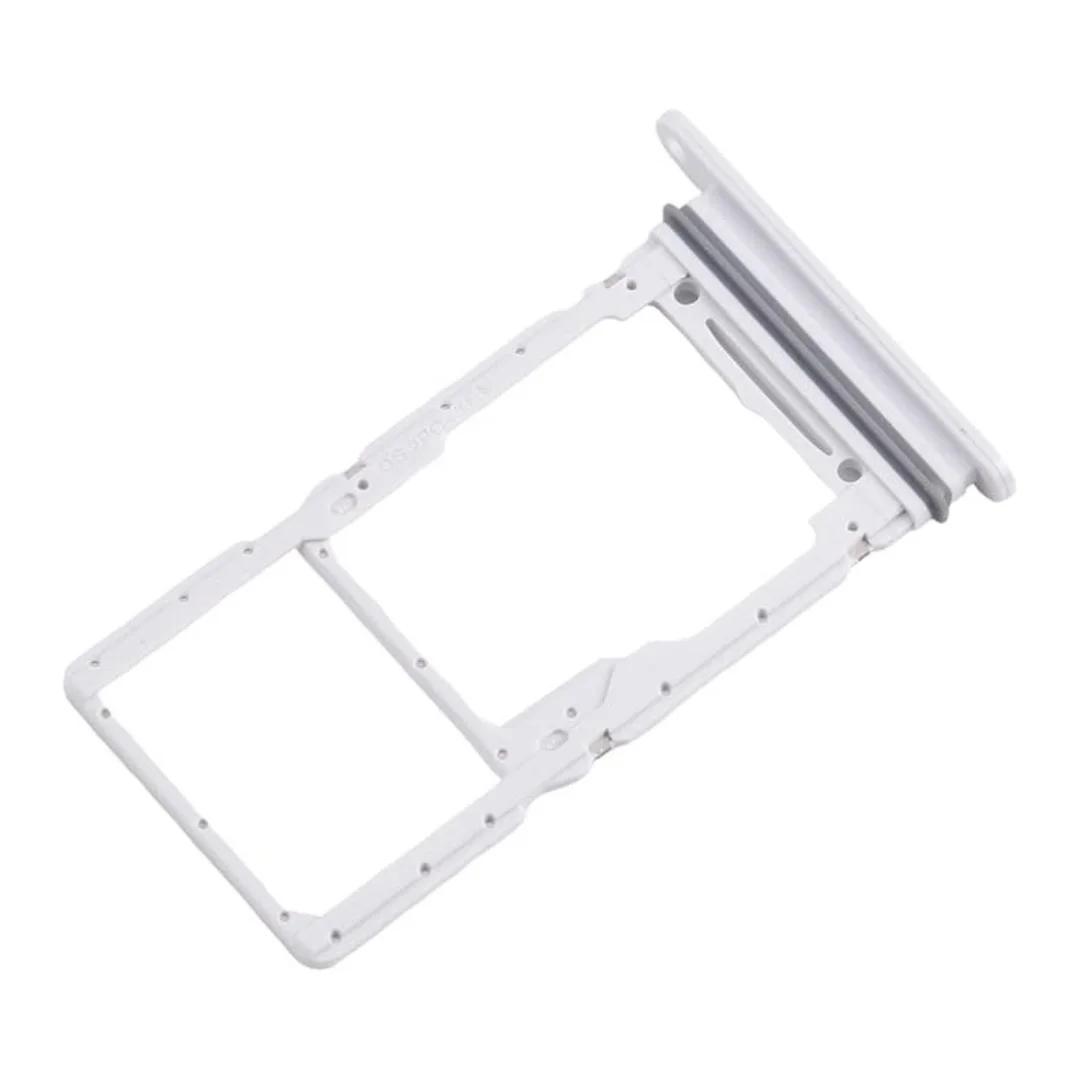 SIM Holder with Micro SD Card Slot Tray Samsung SM-A266B White / Silver Finish - Image 4