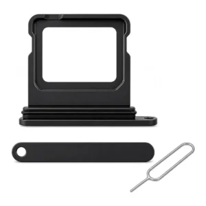 IPhone 16 & 16 Plus original Apple (Black) sim tray with Ejector tool