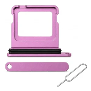 iPhone 16 & 16 Plus  SIM Holder Slot with Ejector Tool & Waterproof Seal(Purple)
